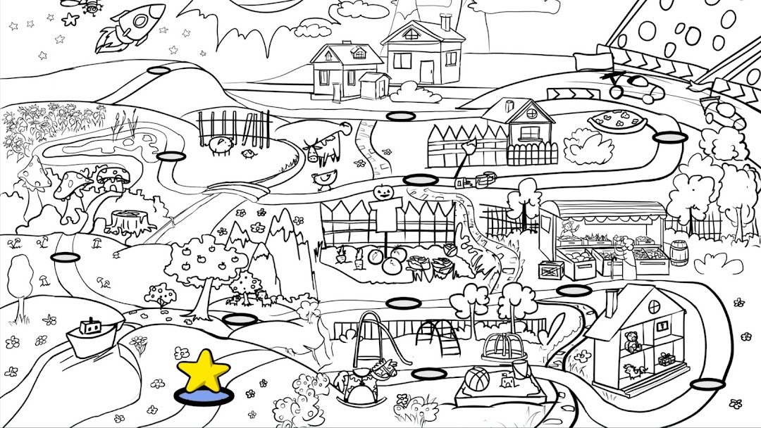 Learn to Read - Learning Color screenshot 2: a letter puzzle in the game