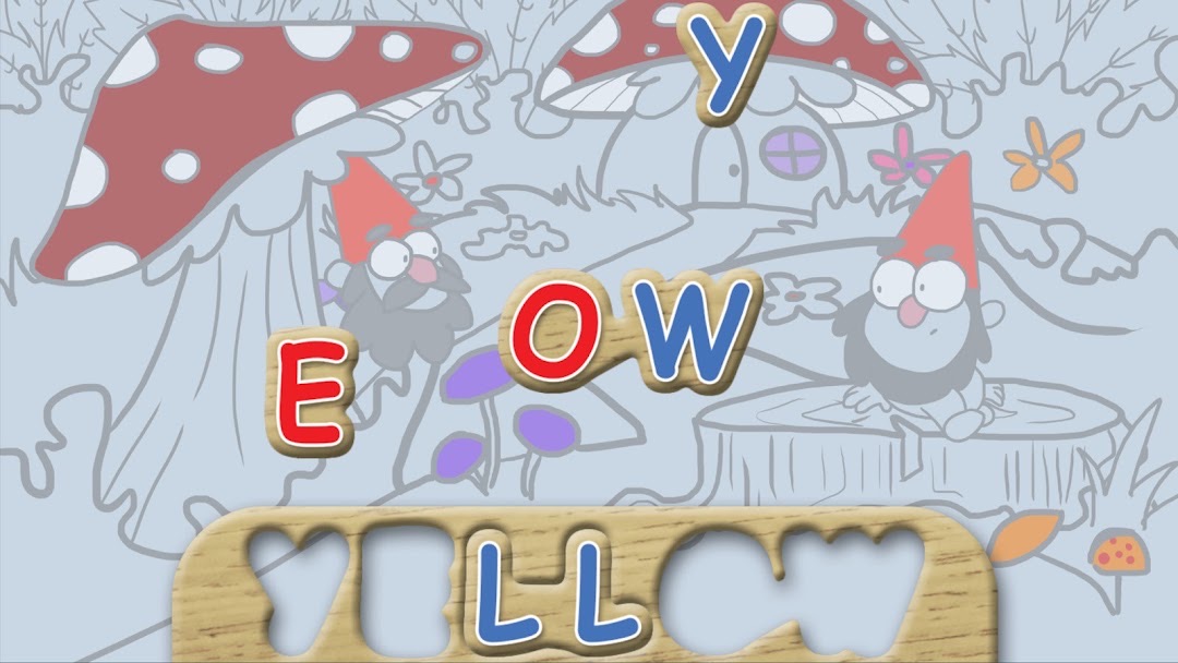 Learn to Read - Learning Color screenshot 4: a coloured picture after solving a puzzle